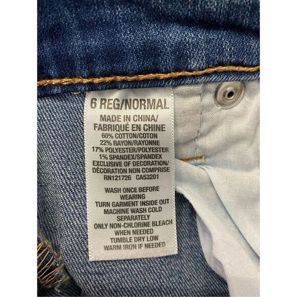 Aeropostale Skinny Jeans Distressed Women’s Sz 6 Regular - Picture 5 of 8